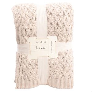 NICOLE MILLER
Wave Check Knit Blanket